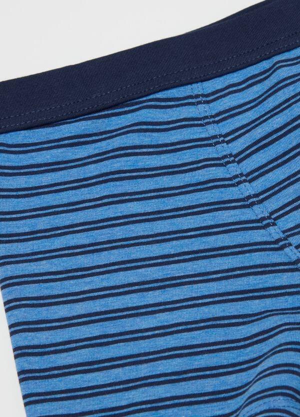 Ovs Boxer Midi In Cotone Stretch A Righe