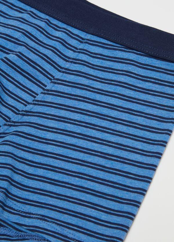 Ovs Boxer Midi In Cotone Stretch A Righe
