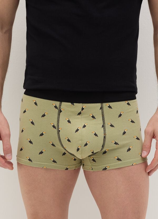 Ovs Boxer Midi In Cotone Stretch Fantasia