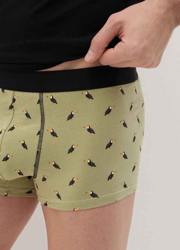 Ovs Boxer Midi In Cotone Stretch Fantasia