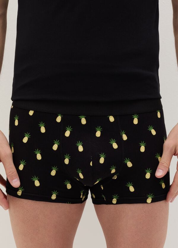 Ovs Boxer Midi In Cotone Stretch Fantasia