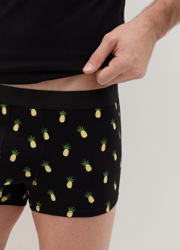 Ovs Boxer Midi In Cotone Stretch Fantasia