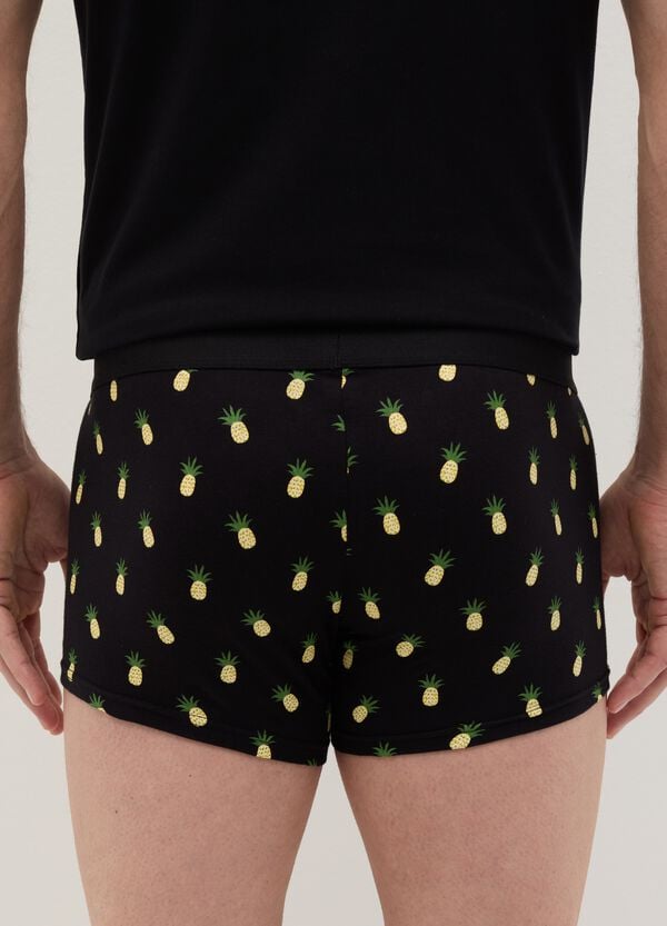 Ovs Boxer Midi In Cotone Stretch Fantasia