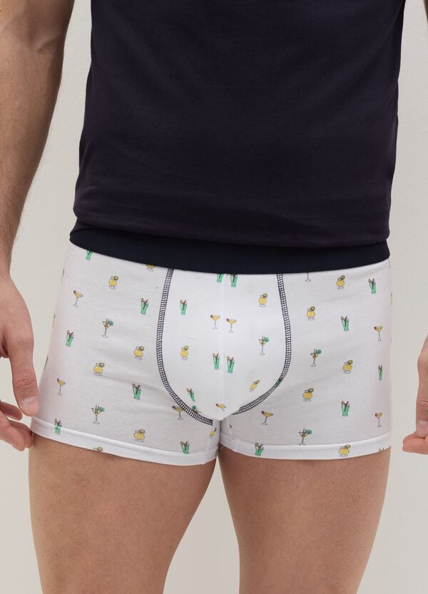 Ovs Boxer Midi In Cotone Stretch Fantasia