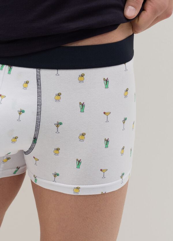 Ovs Boxer Midi In Cotone Stretch Fantasia