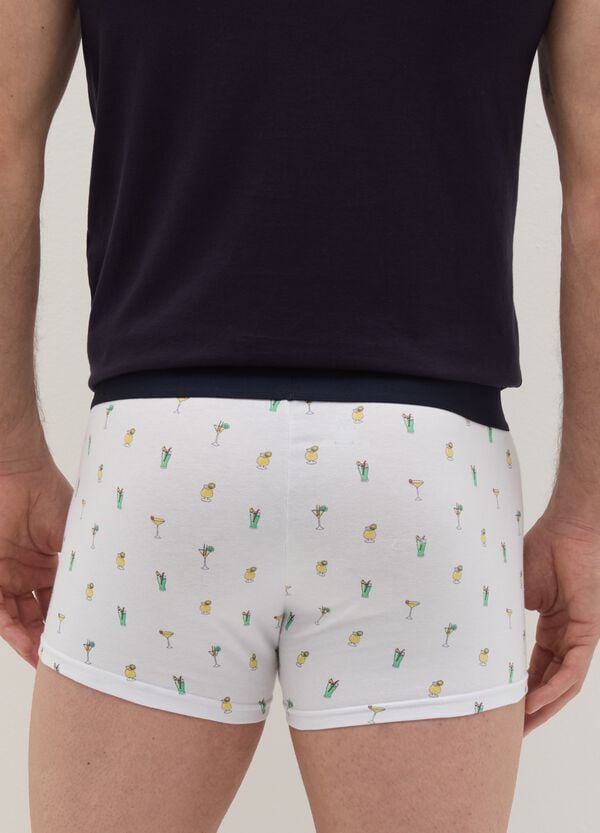 Ovs Boxer Midi In Cotone Stretch Fantasia