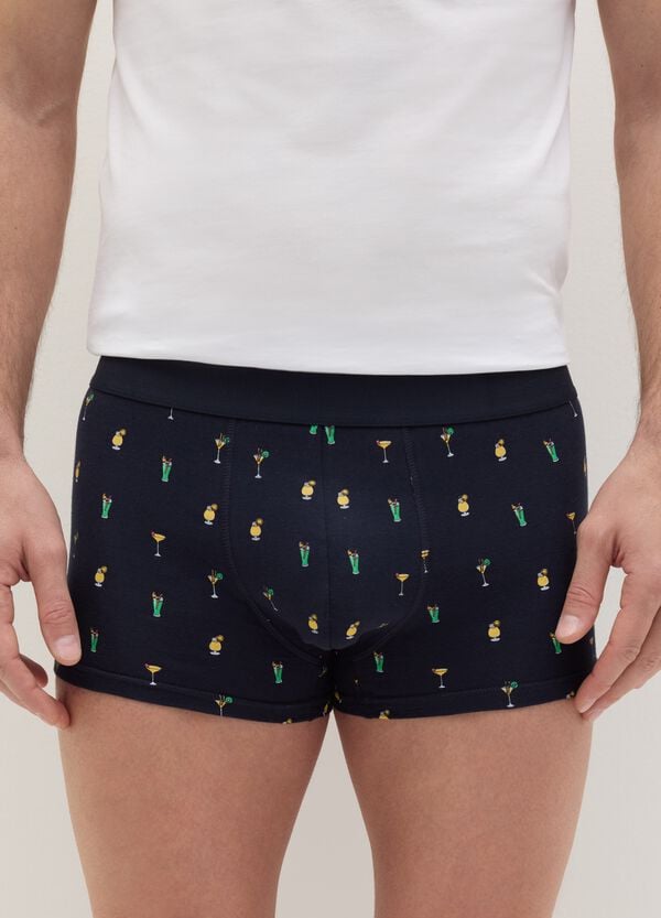 Ovs Boxer Midi In Cotone Stretch Fantasia