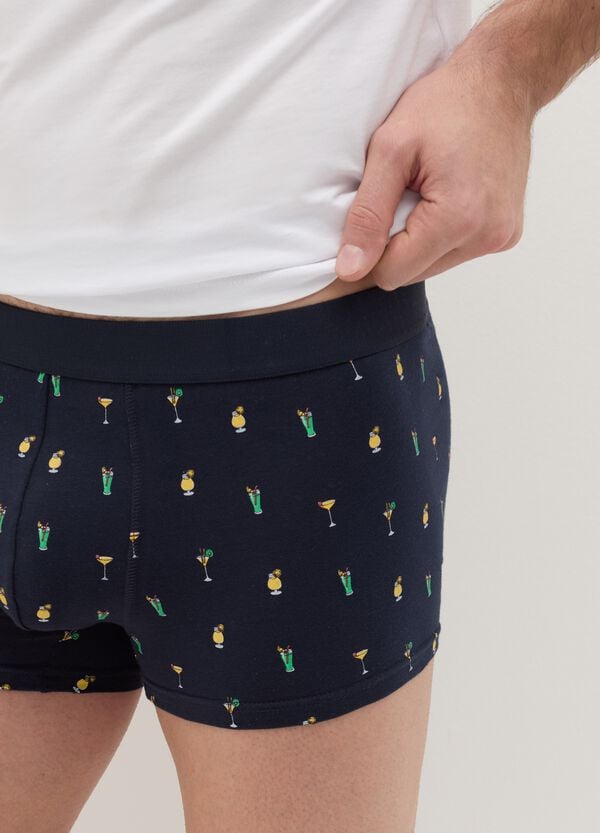 Ovs Boxer Midi In Cotone Stretch Fantasia