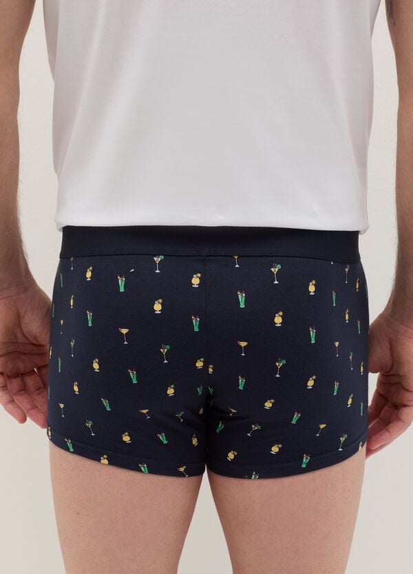 Ovs Boxer Midi In Cotone Stretch Fantasia