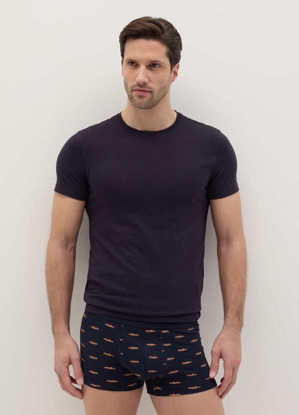 Ovs Boxer midi in cotone stretch fantasia