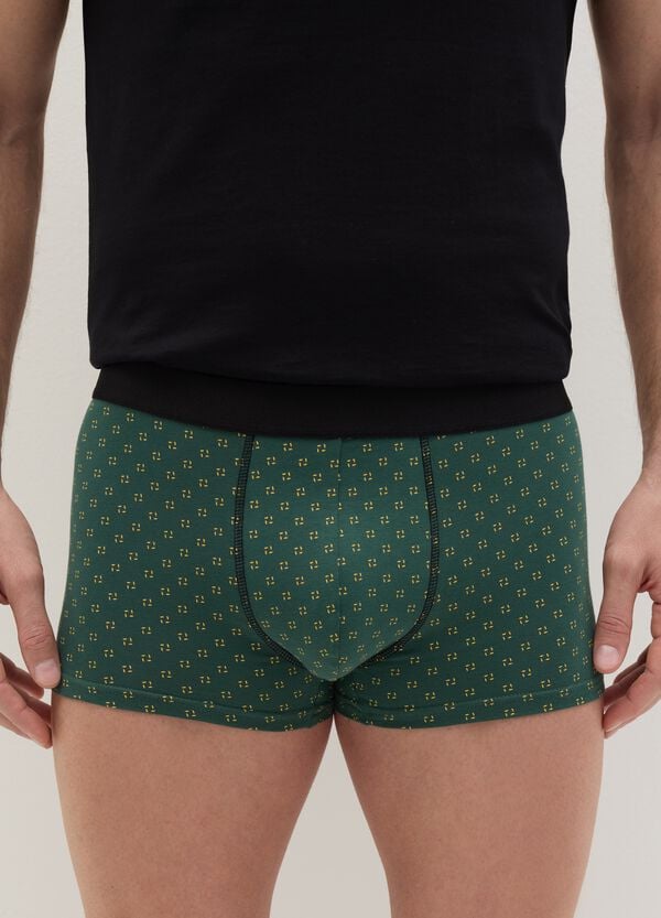 Ovs Boxer Midi In Cotone Stretch Fantasia