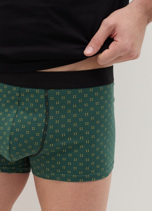 Ovs Boxer Midi In Cotone Stretch Fantasia