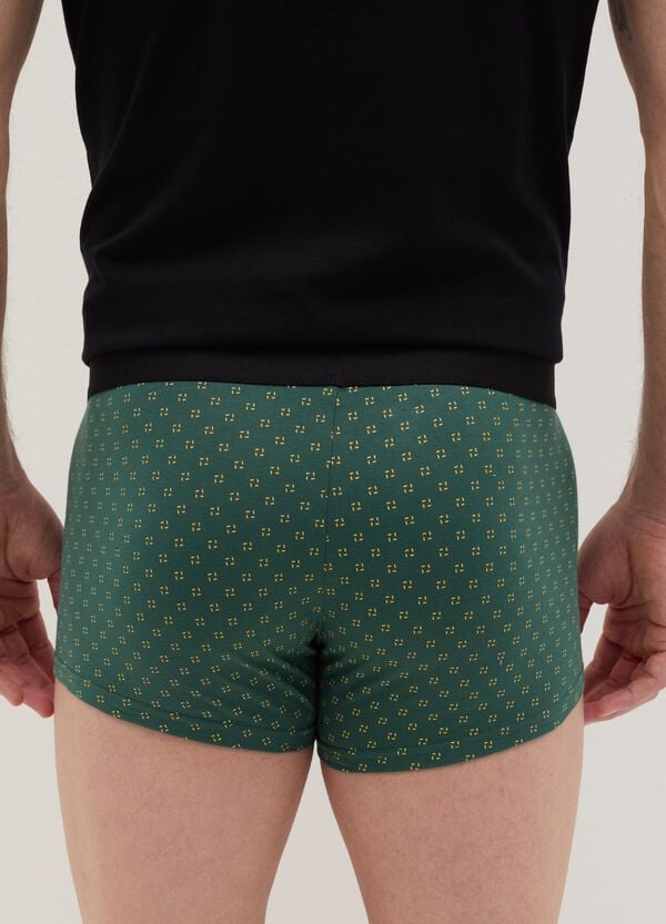 Ovs Boxer Midi In Cotone Stretch Fantasia