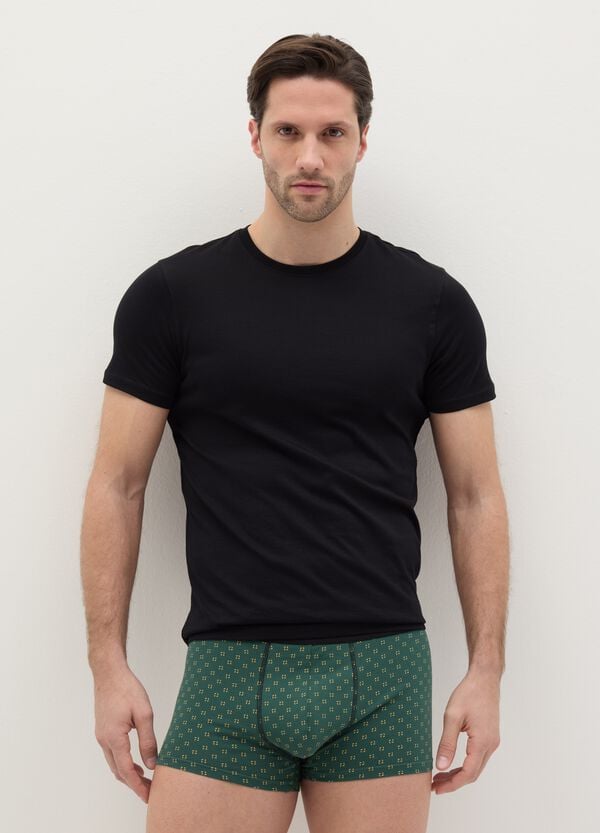 Ovs Boxer midi in cotone stretch fantasia