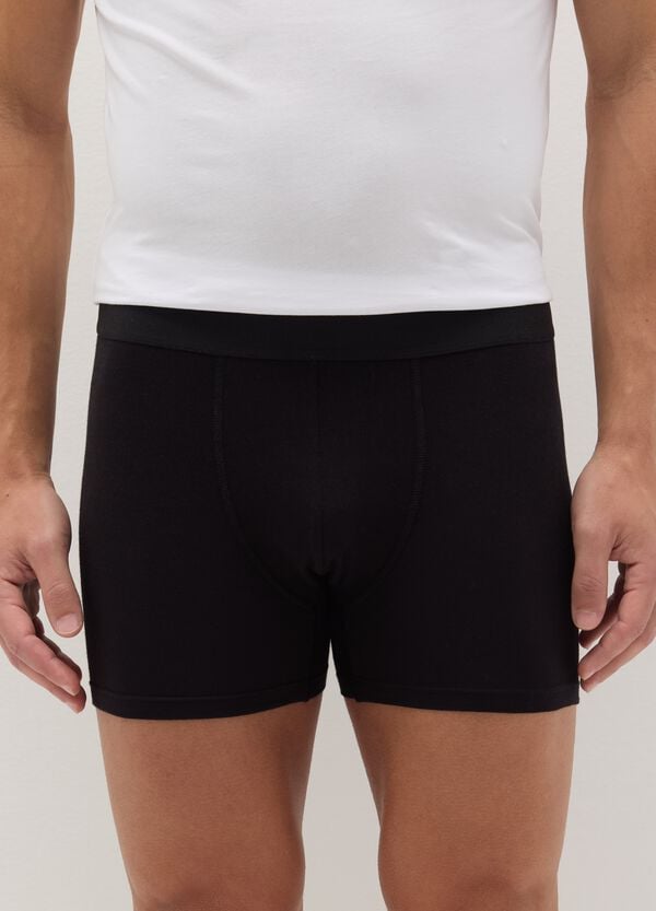 Ovs Boxer Midi In Cotone Stretch