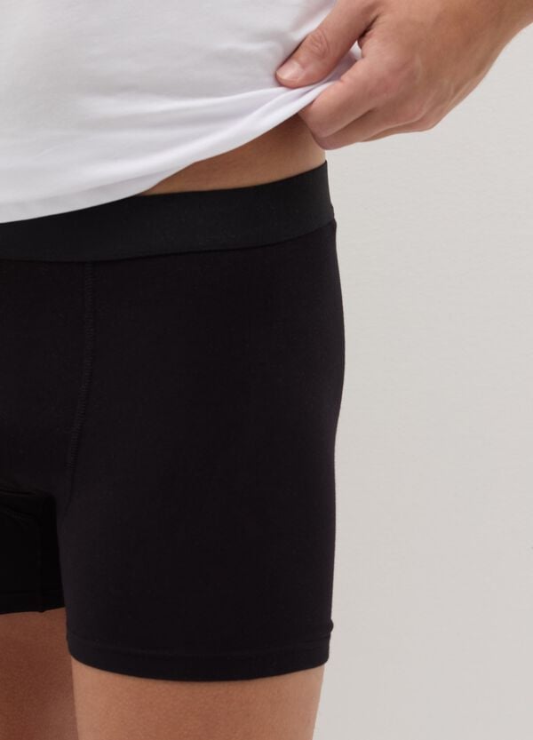 Ovs Boxer Midi In Cotone Stretch