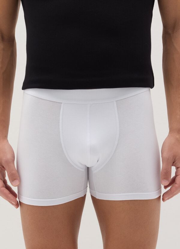 Ovs Boxer Midi In Cotone Stretch