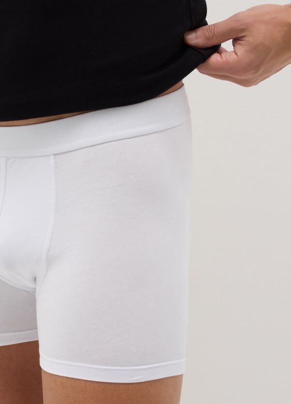Ovs Boxer Midi In Cotone Stretch