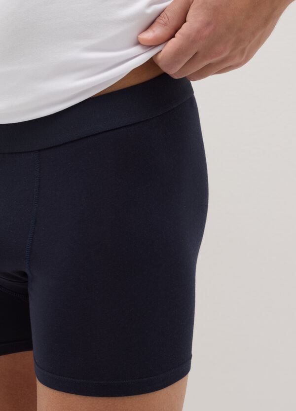 Ovs Boxer Midi In Cotone Stretch
