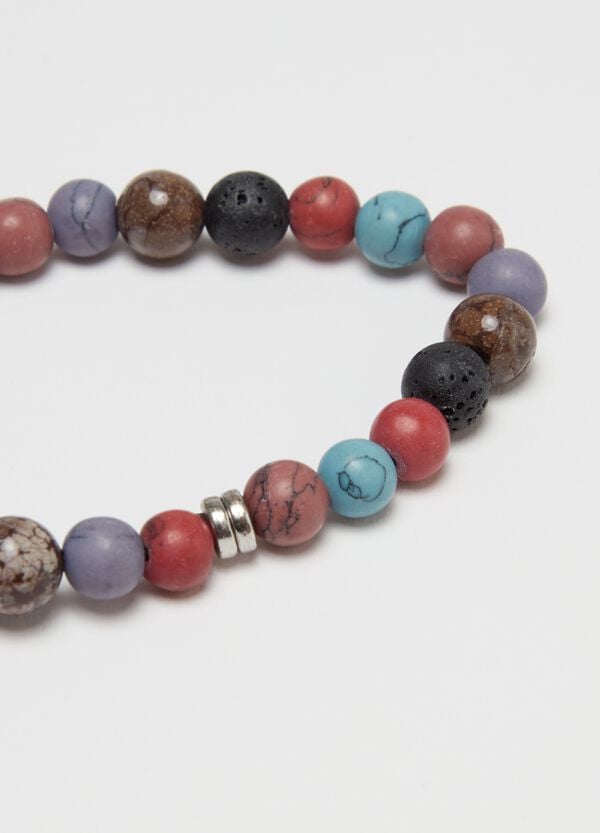 Ovs Bracciale Con Perline Effetto Marmo