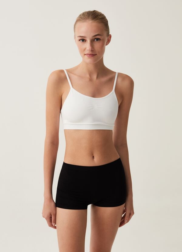 Ovs Bralette In Microfibra Bianca OVS HOUSEBRAND