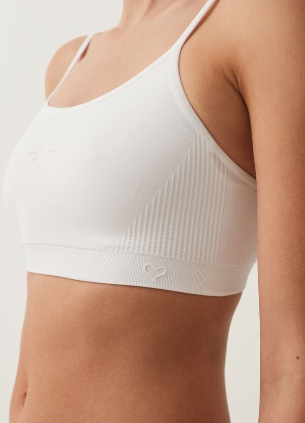 Ovs Bralette In Microfibra Bianca OVS HOUSEBRAND