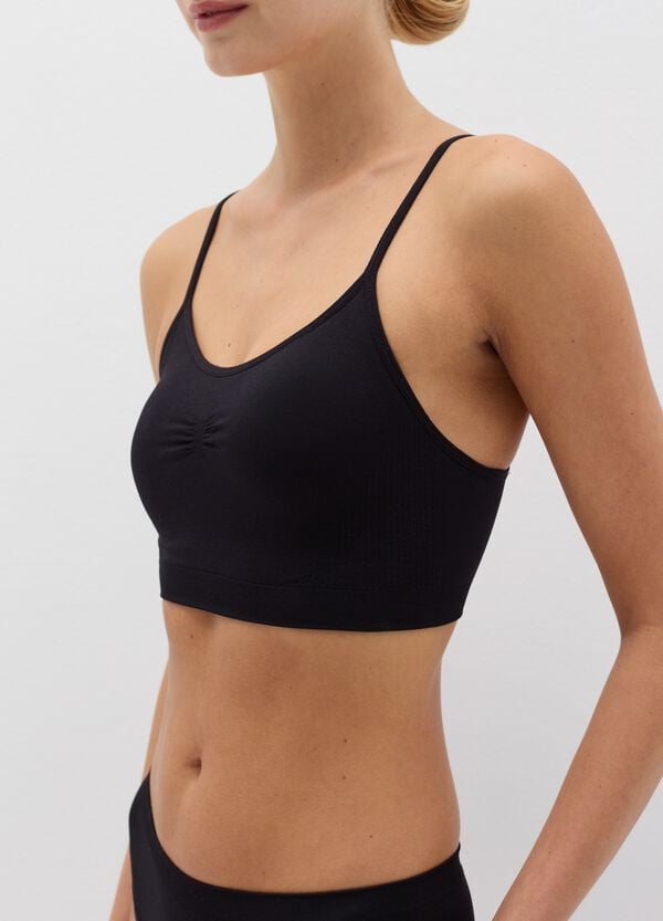 Ovs Bralette Nera In Microfibra OVS HOUSEBRAND