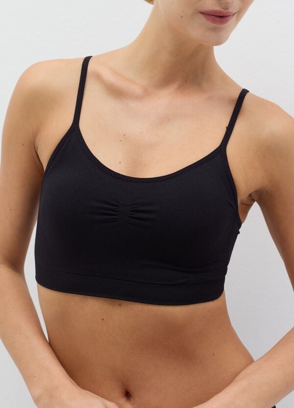 Ovs Bralette Nera In Microfibra OVS HOUSEBRAND
