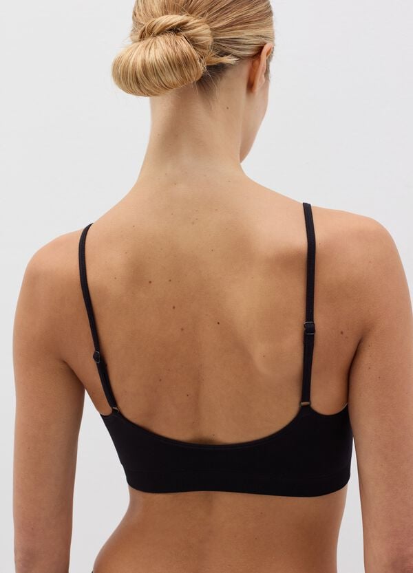 Ovs Bralette Nera In Microfibra OVS HOUSEBRAND