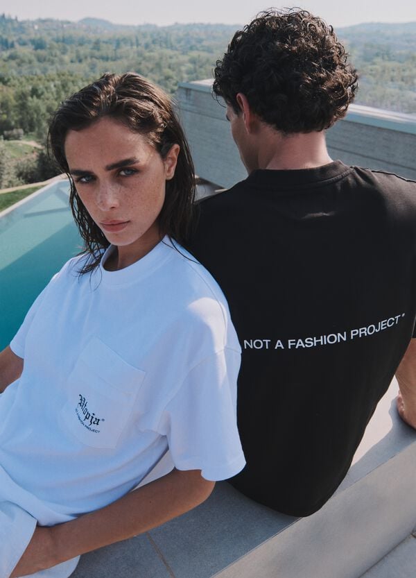 Ovs Branding Cargo T-shirt White