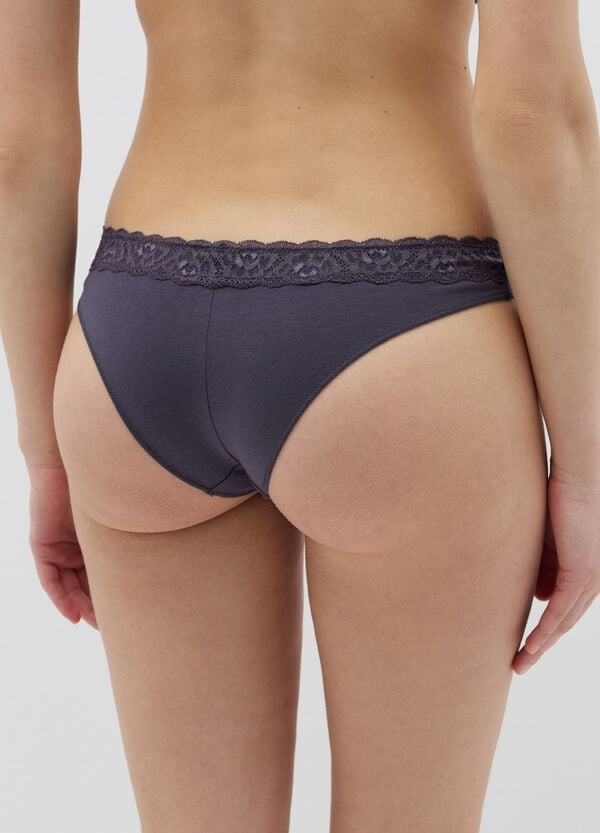 Ovs Brasiliano Con Profilo In Pizzo