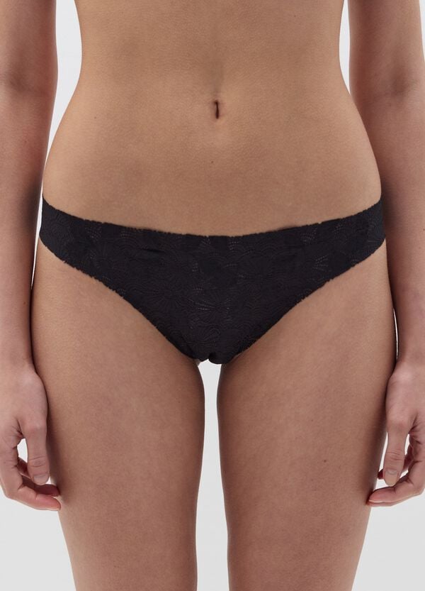 Ovs Brasiliano In Pizzo Con Motivo Geometrico