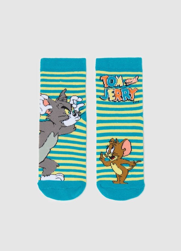 Ovs Calze antiscivolo a righe Tom & Jerry