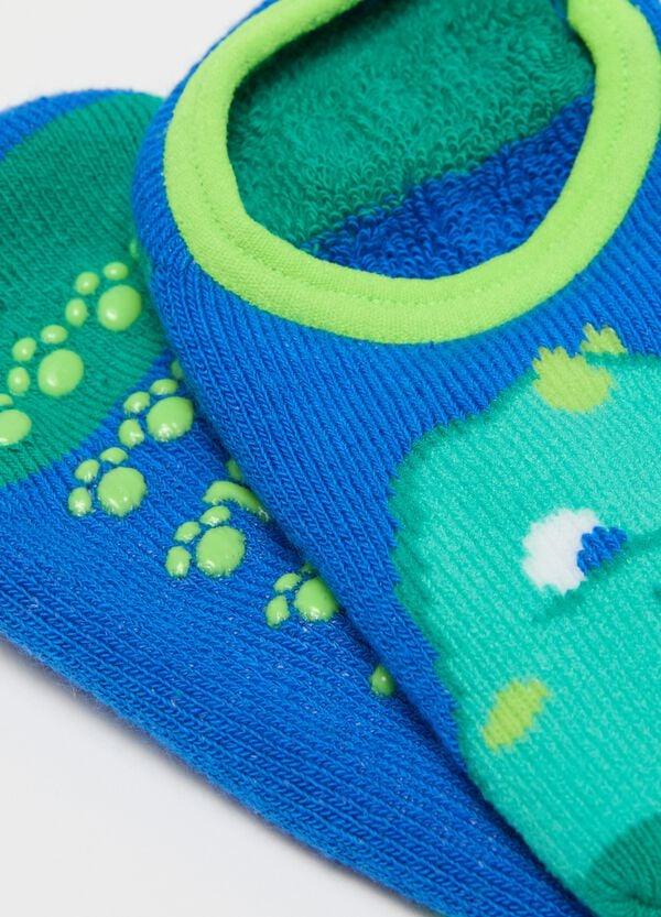 Ovs Calze Antiscivolo Con Disegno Dinosauro