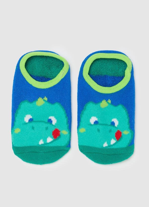 Ovs Calze antiscivolo con disegno dinosauro