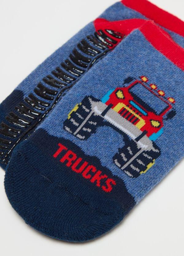 Ovs Calze Antiscivolo Con Disegno Monster Trucks