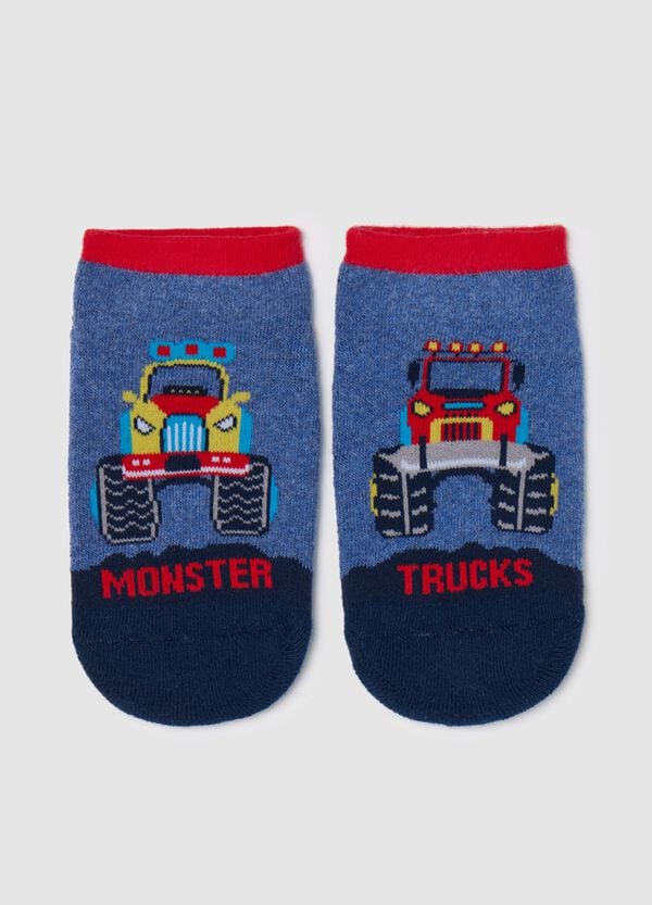 Ovs Calze antiscivolo con disegno monster trucks