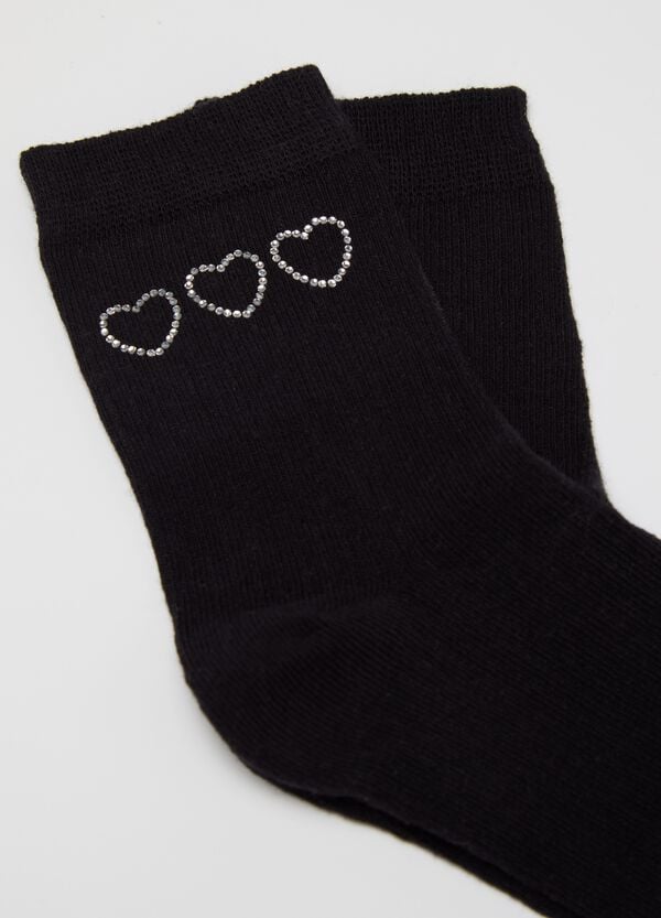 Ovs Calze Con Cuore Di Strass