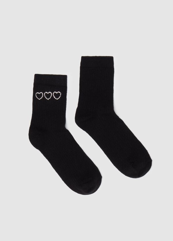 Ovs Calze con cuore di strass