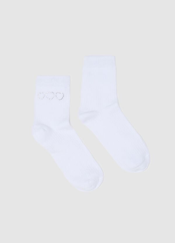 Ovs Calze con cuore di strass