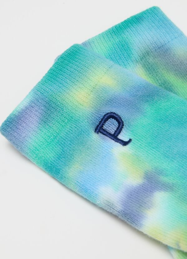 Ovs Calze Tie Dye Con Ricamo Logo