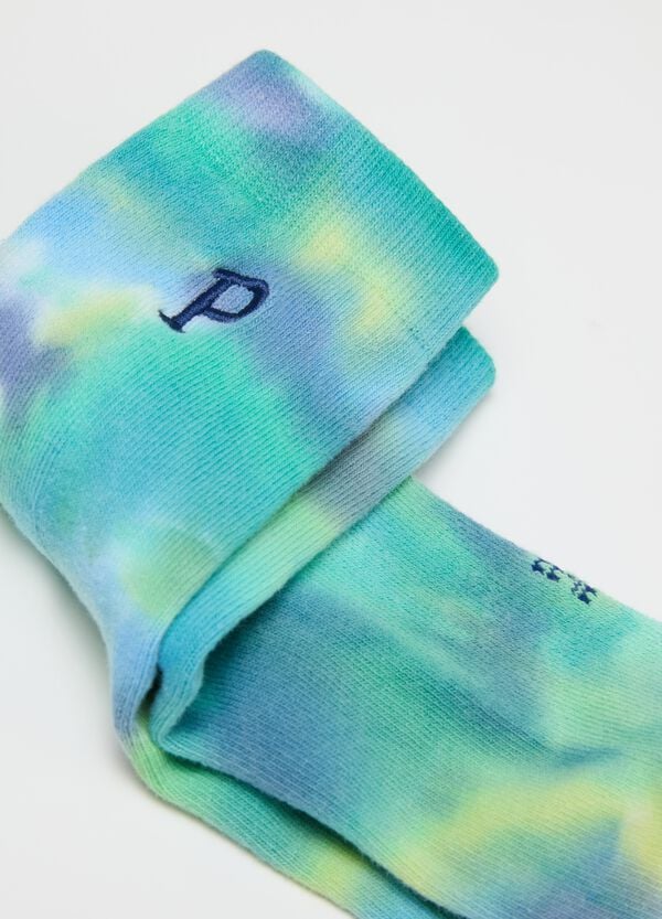 Ovs Calze Tie Dye Con Ricamo Logo