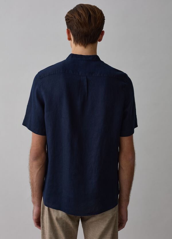 Ovs Camicia A Maniche Corte Collo Alla Coreana