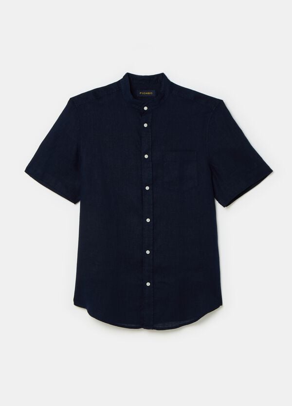 Ovs Camicia A Maniche Corte Collo Alla Coreana