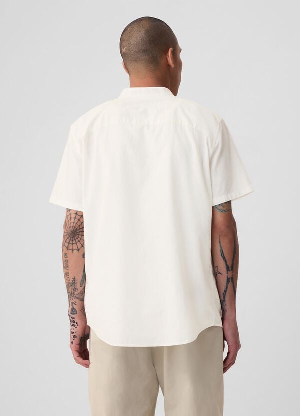 Ovs Camicia A Maniche Corte Collo Alla Coreana