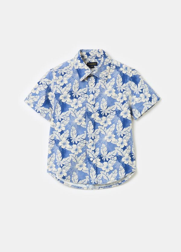 Ovs Camicia A Maniche Corte Con Stampa Hawaiana