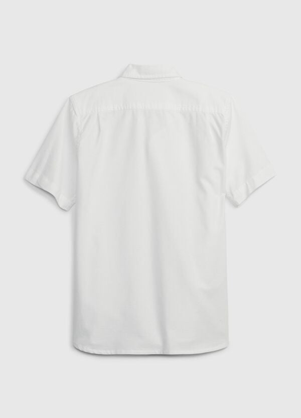 Ovs Camicia A Maniche Corte In Cotone Oxford