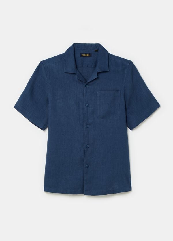 Ovs Camicia A Maniche Corte In Puro Lino