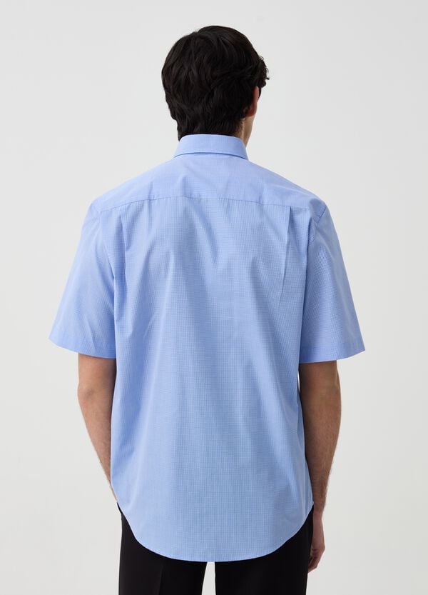 Ovs Camicia A Maniche Corte Micro Quadri
