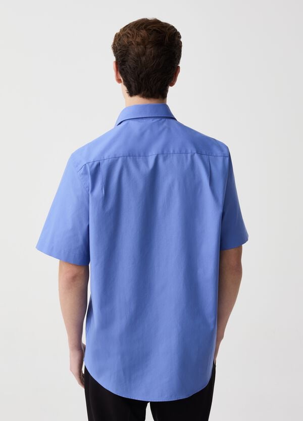 Ovs Camicia A Maniche Corte Regular Fit Con Tasca